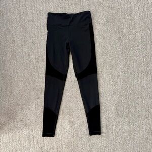 Alala Black + Velvet Leggings